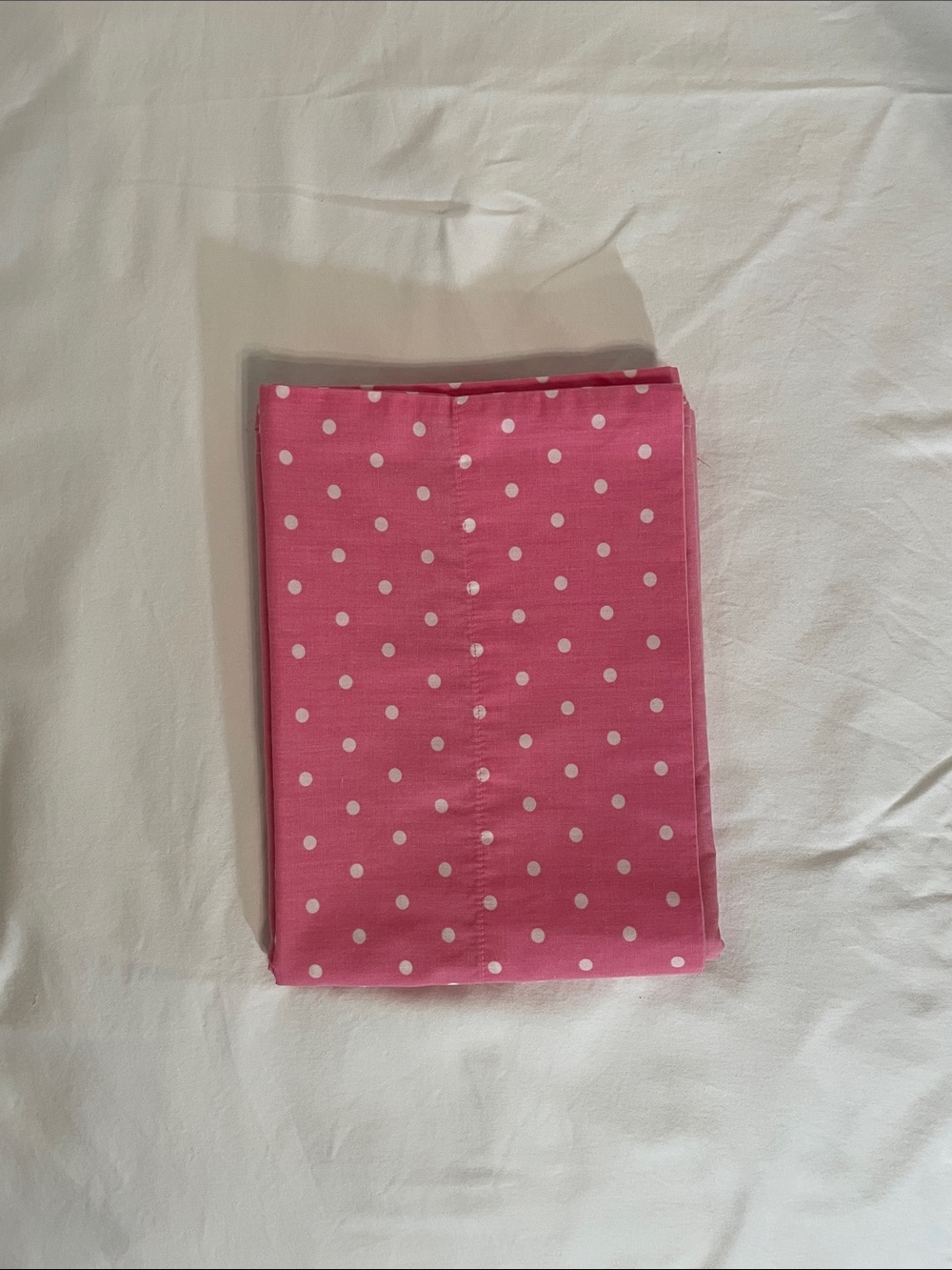 Pink Polka Dot Pillowcase Cover - Soft Decorative Bedding